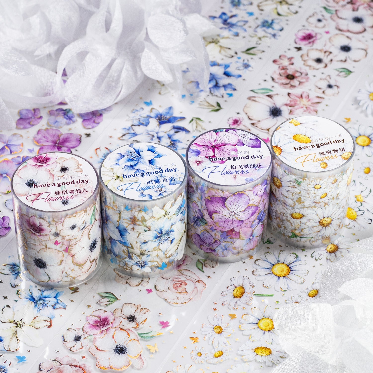 A Whole Roll Flowers Tape