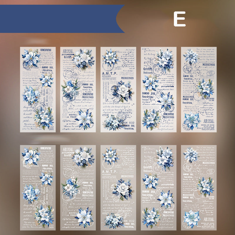 Flowery Manuscript Paper 30pcs