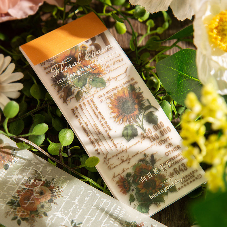 Flowery Manuscript Paper 30pcs