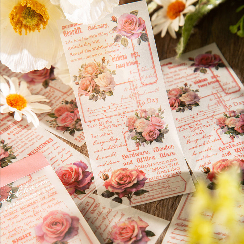 Flowery Manuscript Paper 30pcs