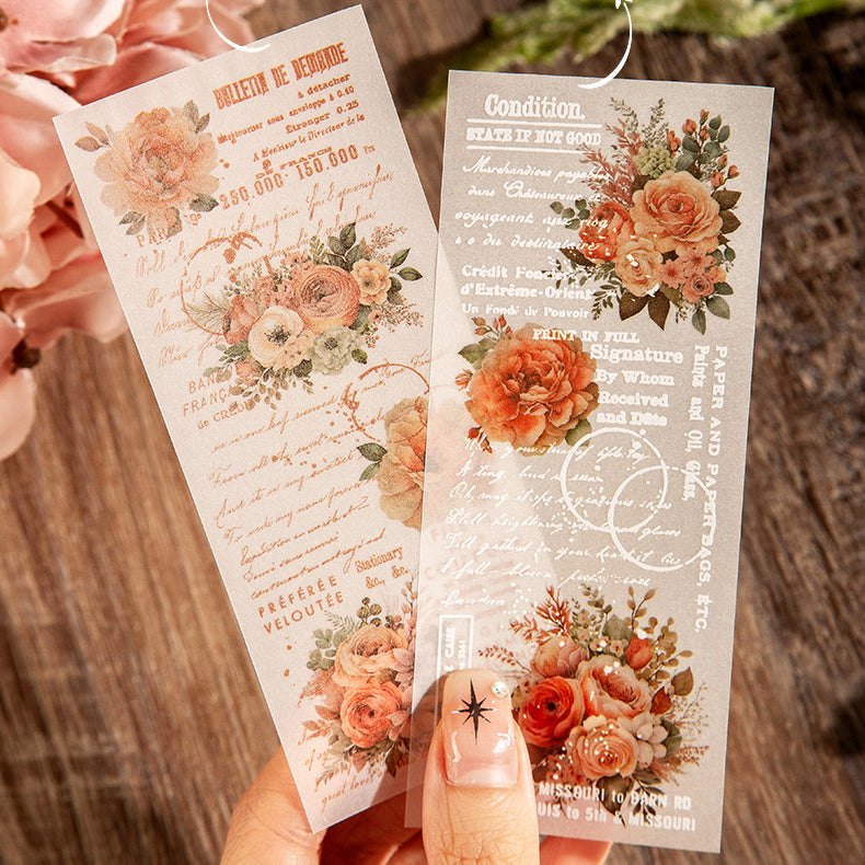 Flowery Manuscript Paper 30pcs