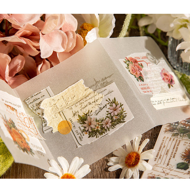 Flowery Manuscript Paper 30pcs