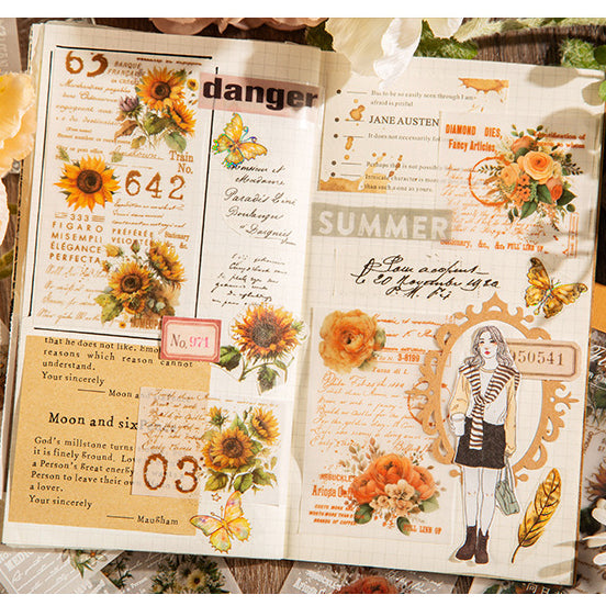 Flowery Manuscript Paper 30pcs