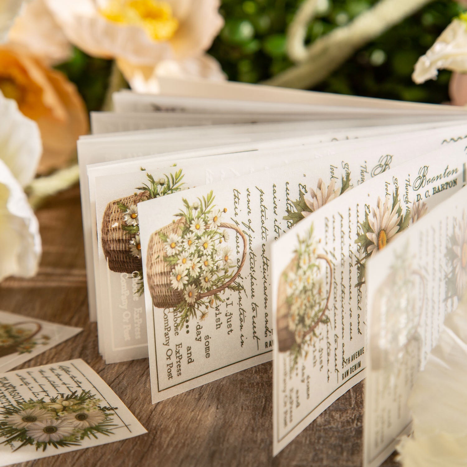 Flowery Manuscript Paper 30pcs