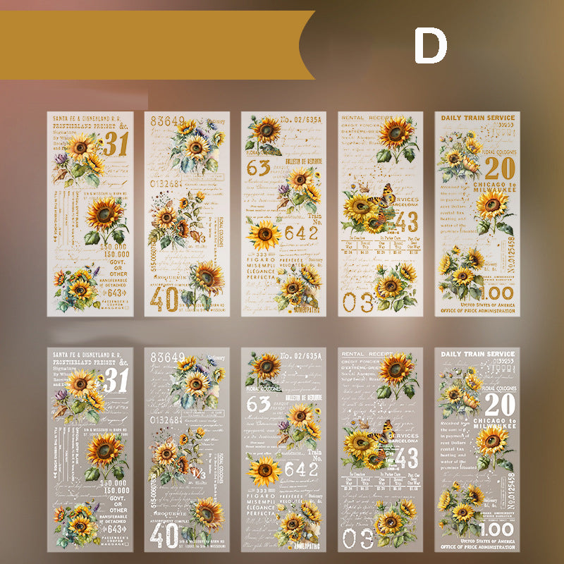 Flowery Manuscript Paper 30pcs