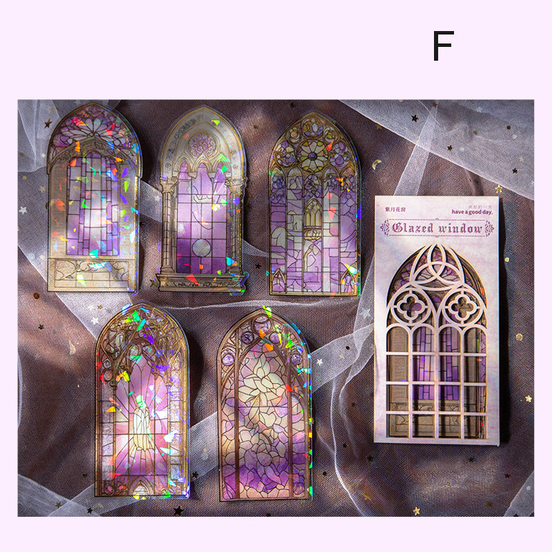 Glazed Window Stickers 10pcs