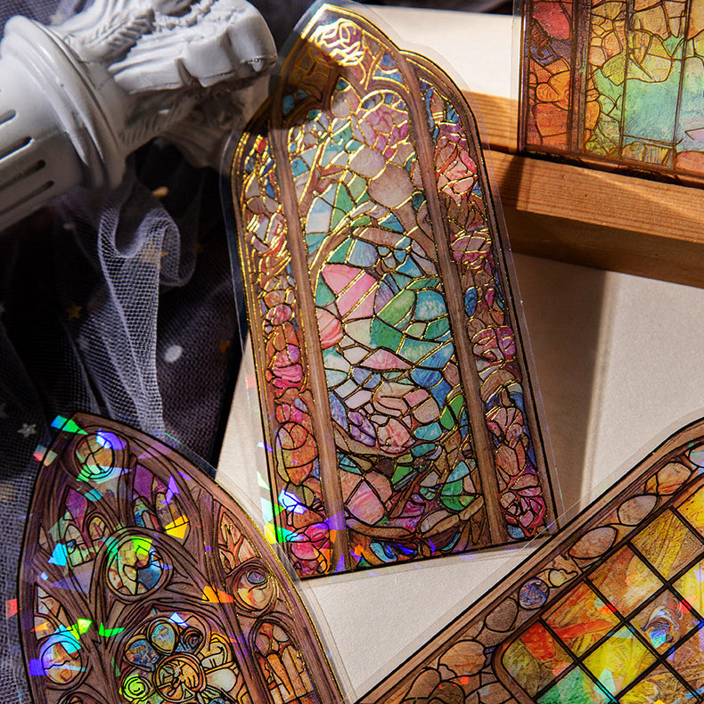 Glazed Window Stickers 10pcs