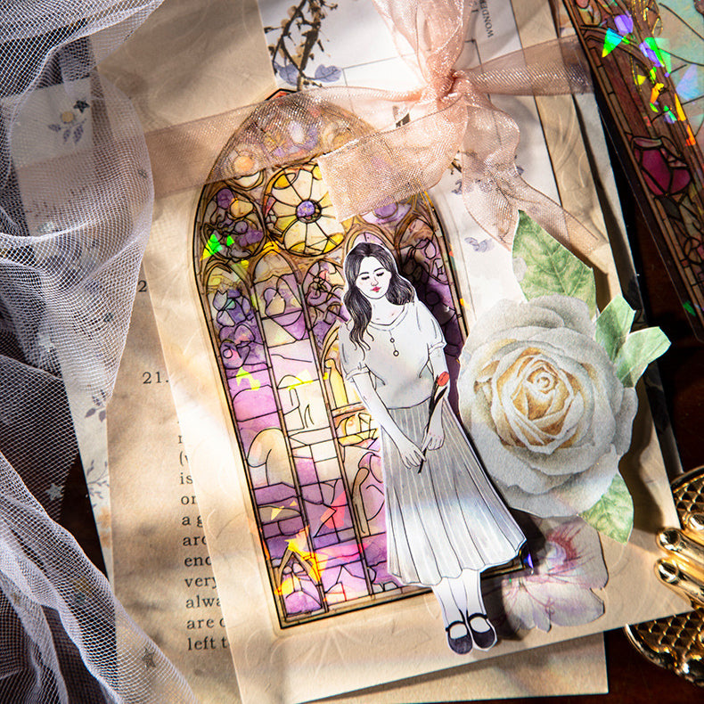 Glazed Window Stickers 10pcs