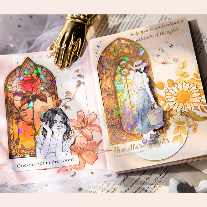 Glazed Window Stickers 10pcs