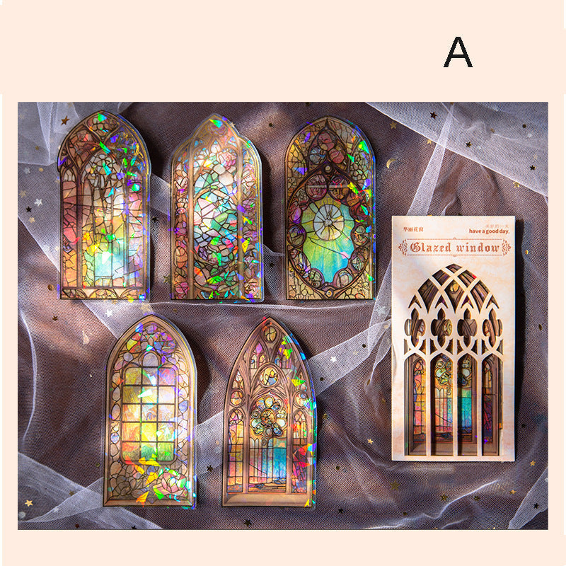 Glazed Window Stickers 10pcs