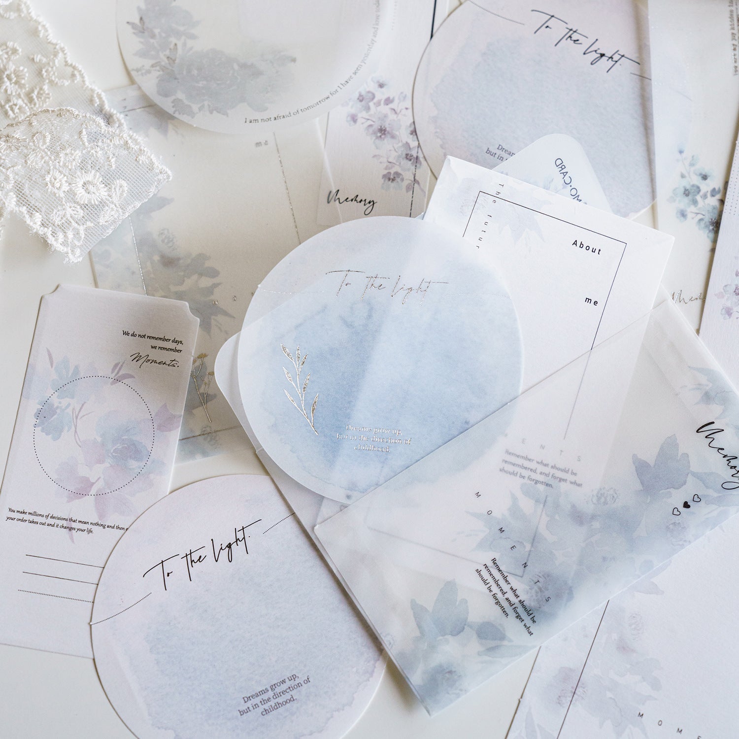 Listen to the Secret of Flower Paper 15pcs