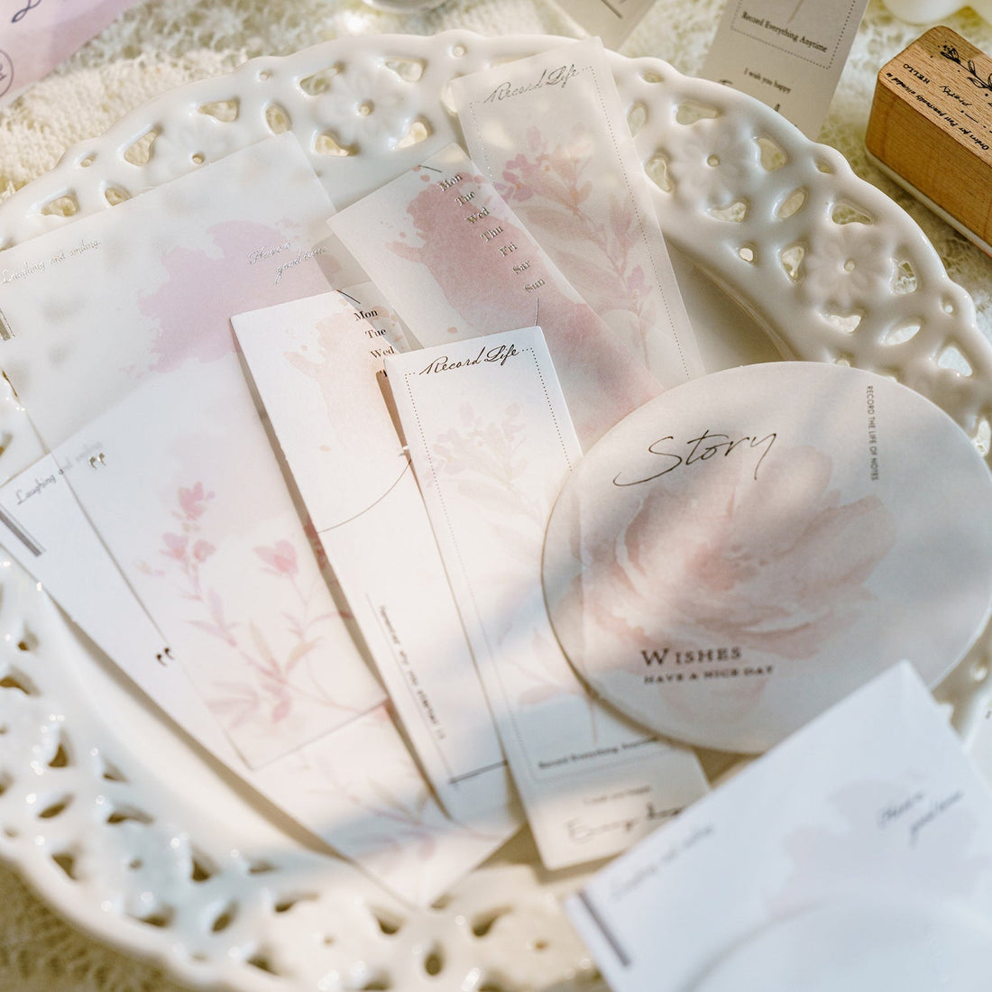 Listen to the Secret of Flower Paper 15pcs