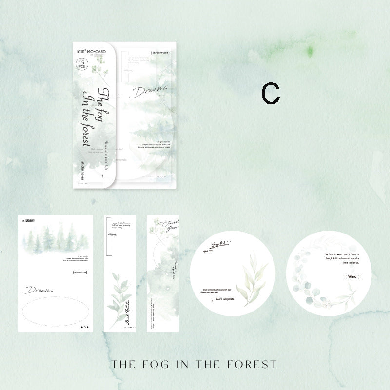 Listen to the Secret of Flower Paper 15pcs