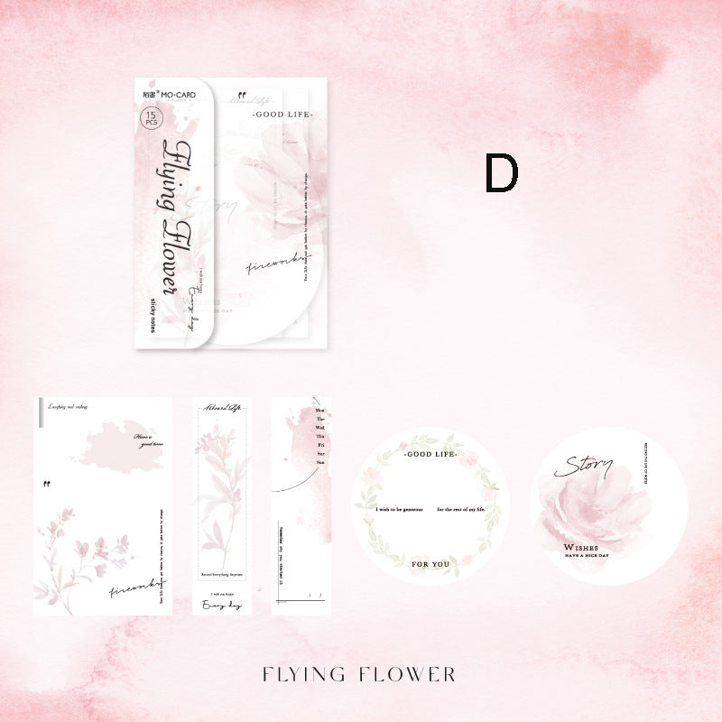 Listen to the Secret of Flower Paper 15pcs