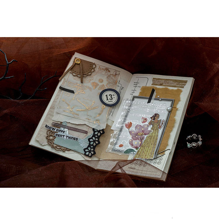 Shining Starry Sky Bronzing Silver Bronzing Paper 10pcs