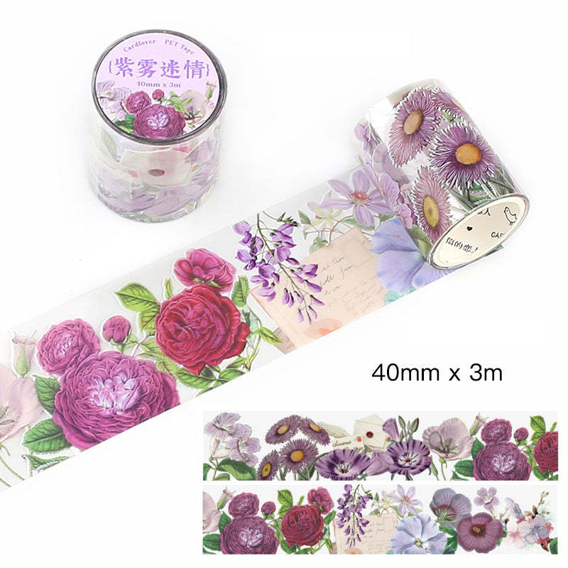 Flowers in the Garden PET Tape
