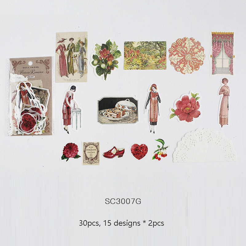Vintage Style Stickers Kits