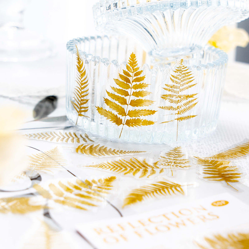 Reflection of Flowers Theme Stickers 50pcs