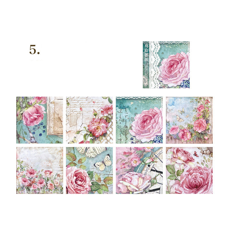 Dedicated to The Rose Series Paper 40pcs