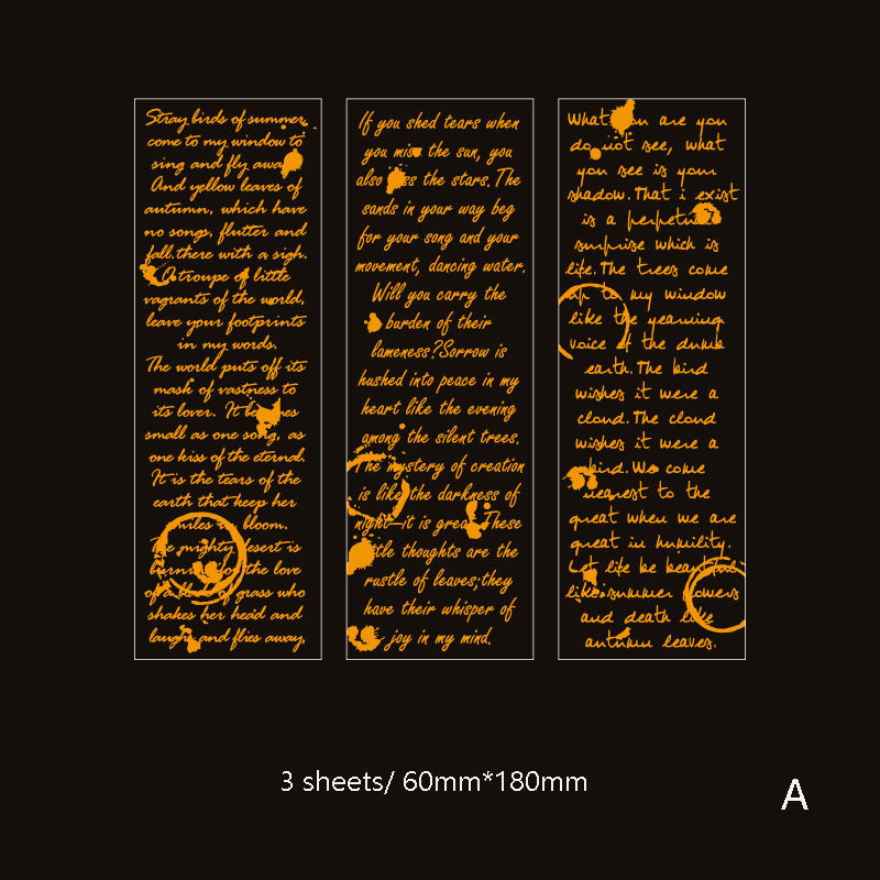 Text Note Series Stickers