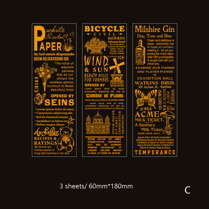 Text Note Series Stickers