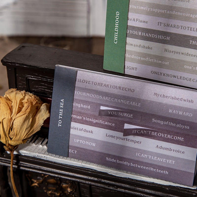 Washi Tearable Note Sticker