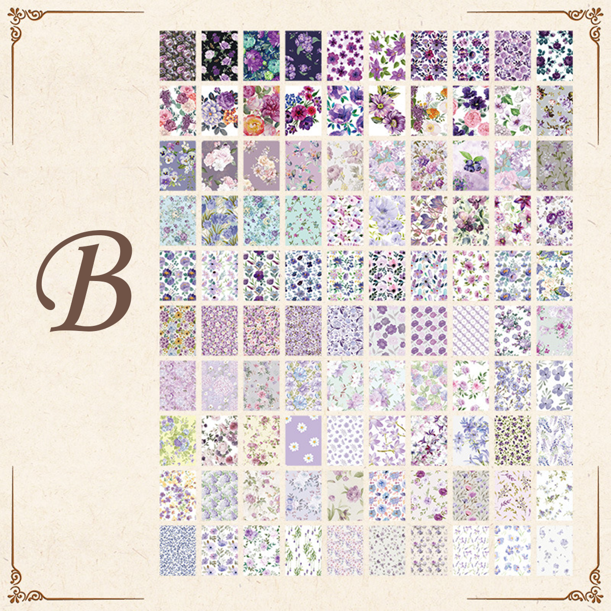 Morioka Garden Series Scrapbook Paper Book