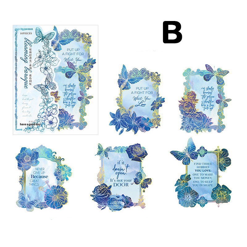 Blooming Baroque Border Stickers