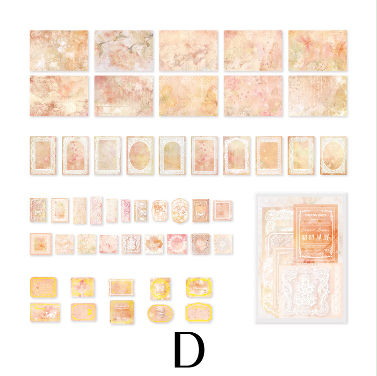 Chapters of Time Series - Vintage Journal Paper 100Pcs