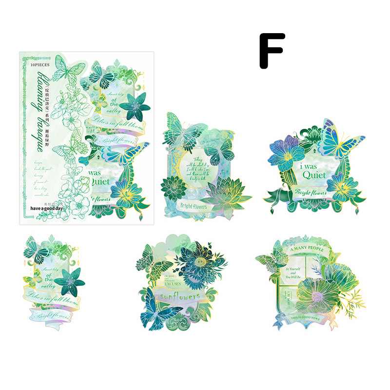 Blooming Baroque Border Stickers