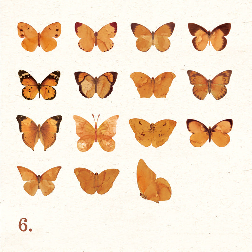 Sunset Flower Stickers