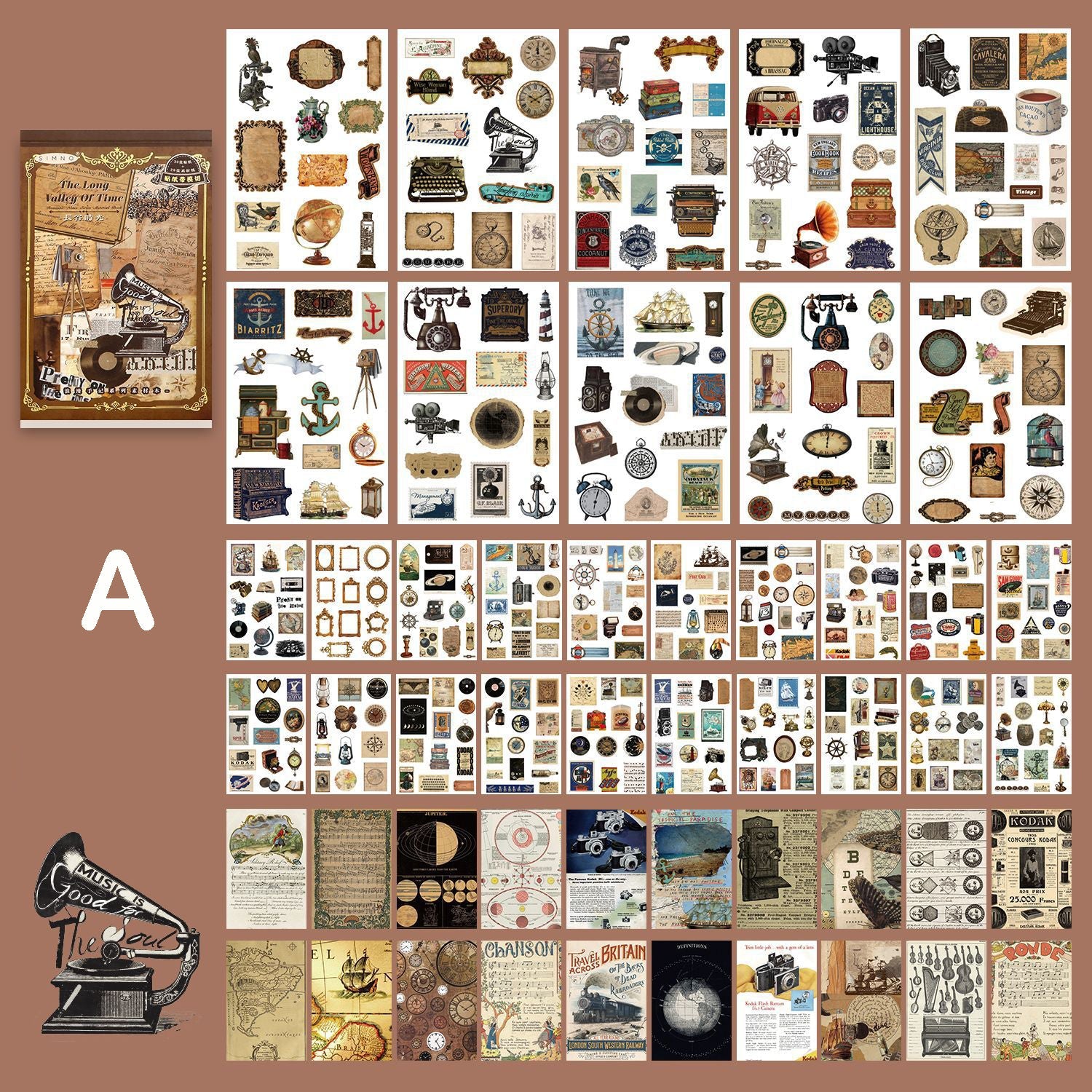 Time with You Sticker Book 50 Pages