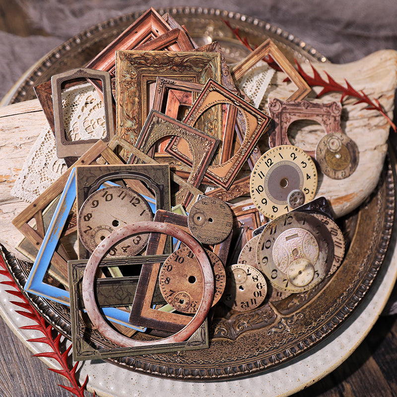 Vintage Dial Border Paper