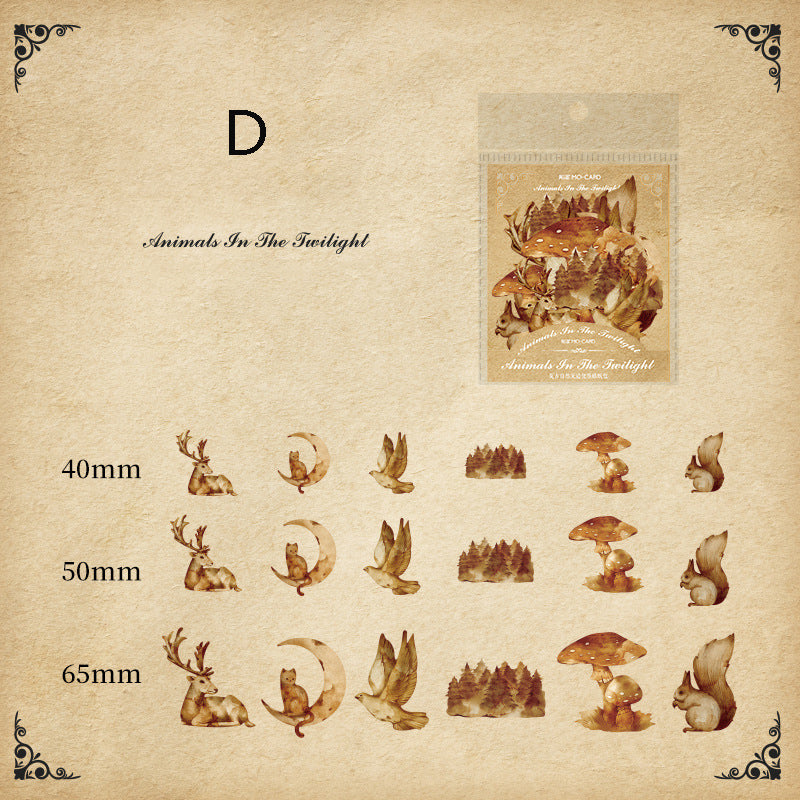 Vintage Twilight Series Stickers