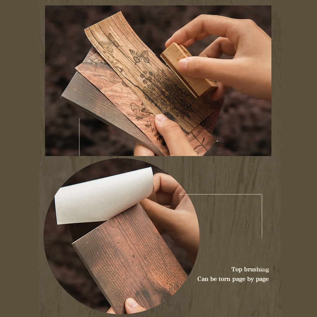 Wood Grain Paper 30pcs