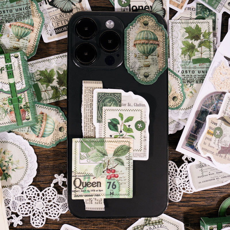 Sewing hand made series sticker