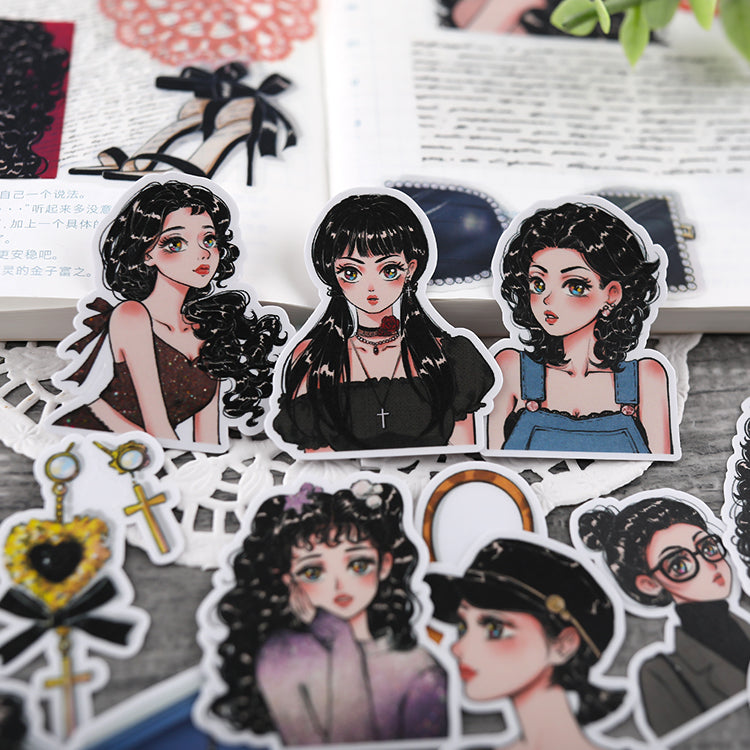people stickers for journal