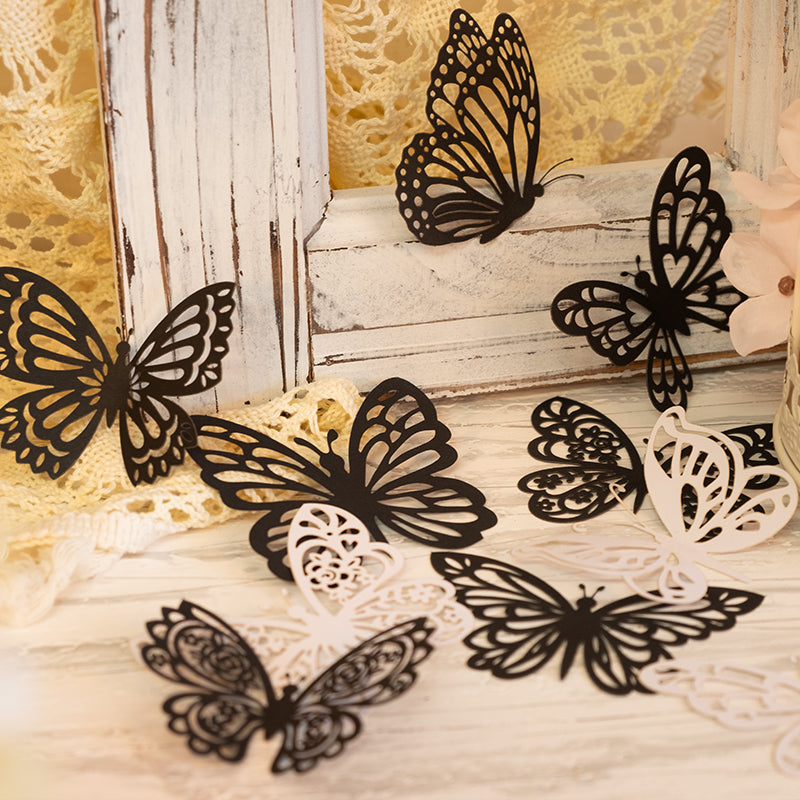 butterfly die cut scrapbook paper