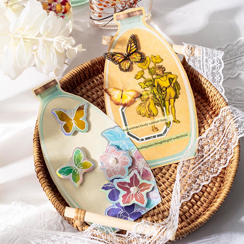 bottle stickers for scrapbook