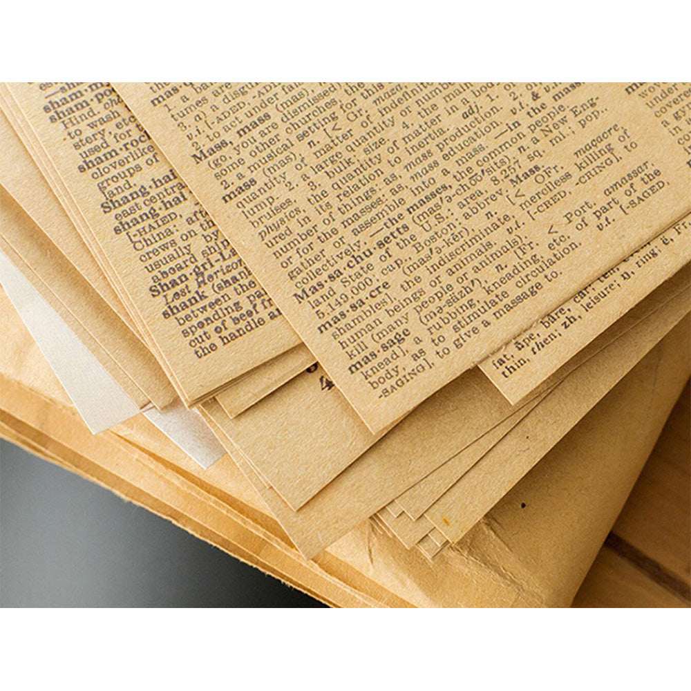 YANJI Libro Antiguo Vintage Scrapbook Papel 57PCS