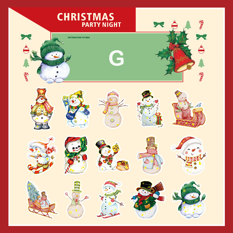 GOOD DAY Christmas Party Holiday Stickers