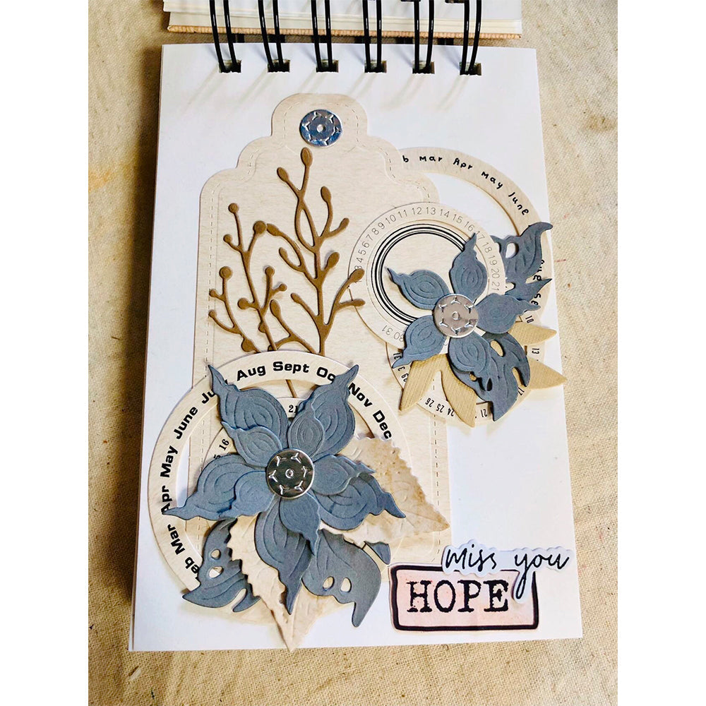 TZ Day After Day Circle Decorative Scrapbook Paper 33PCS