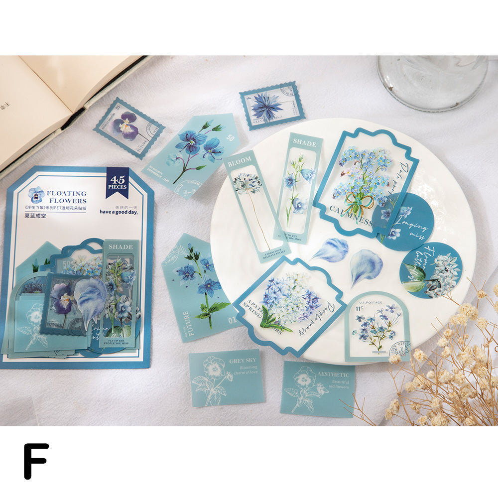 dark-blue-flower-stickers