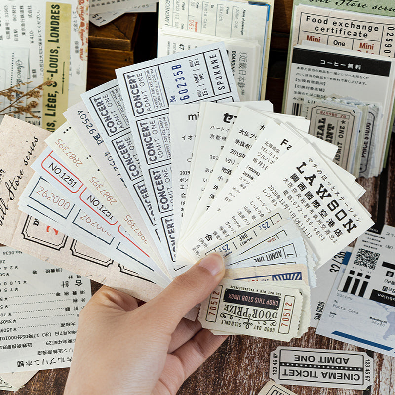 Japanese ticket for scrapbook
