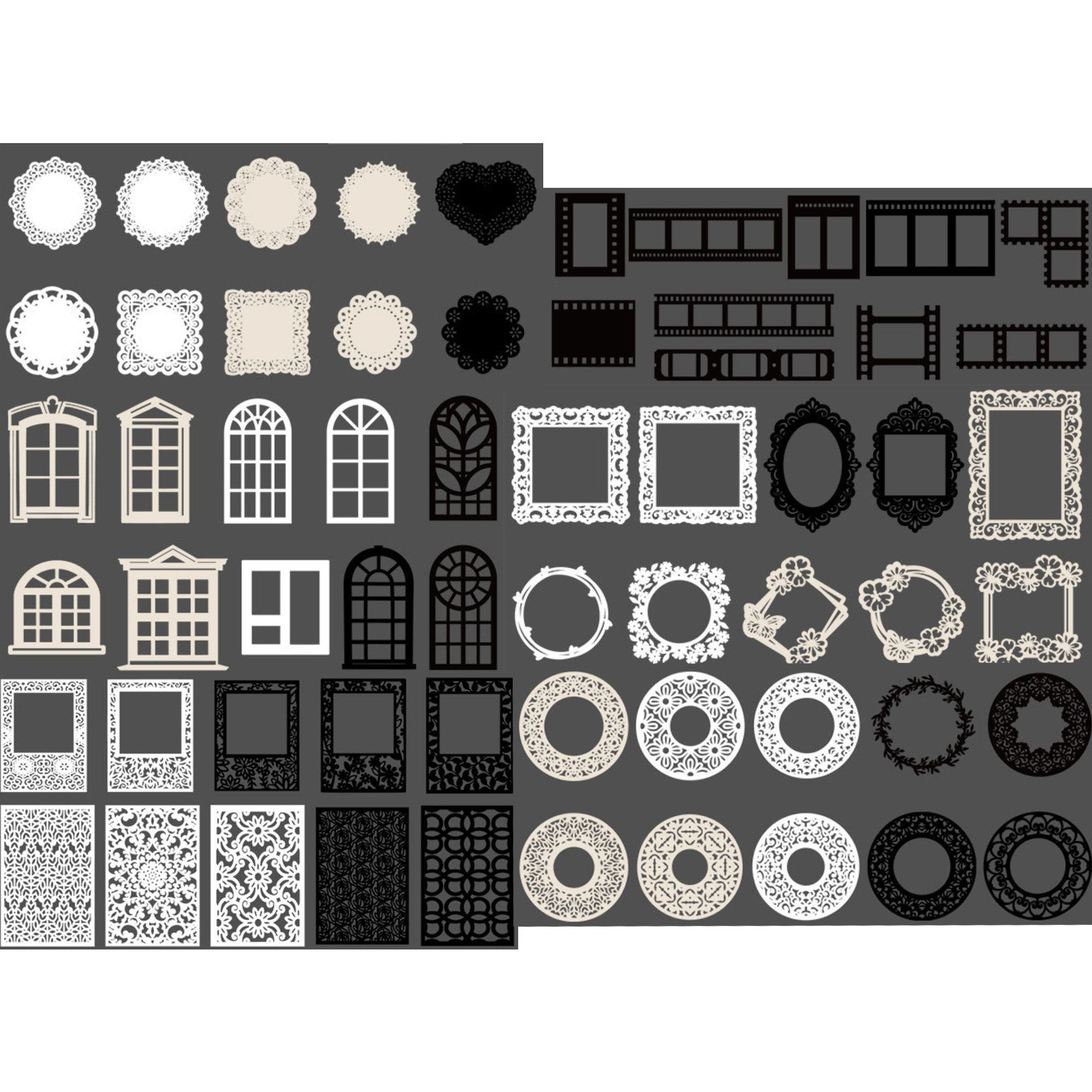 die cut papers for scrapbook journal