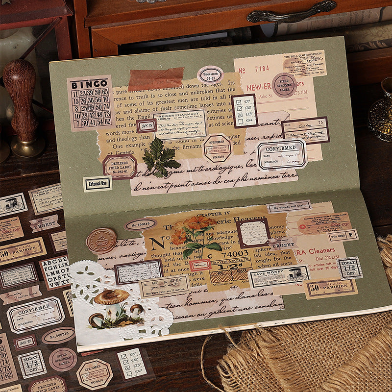 Bill collection series sticker