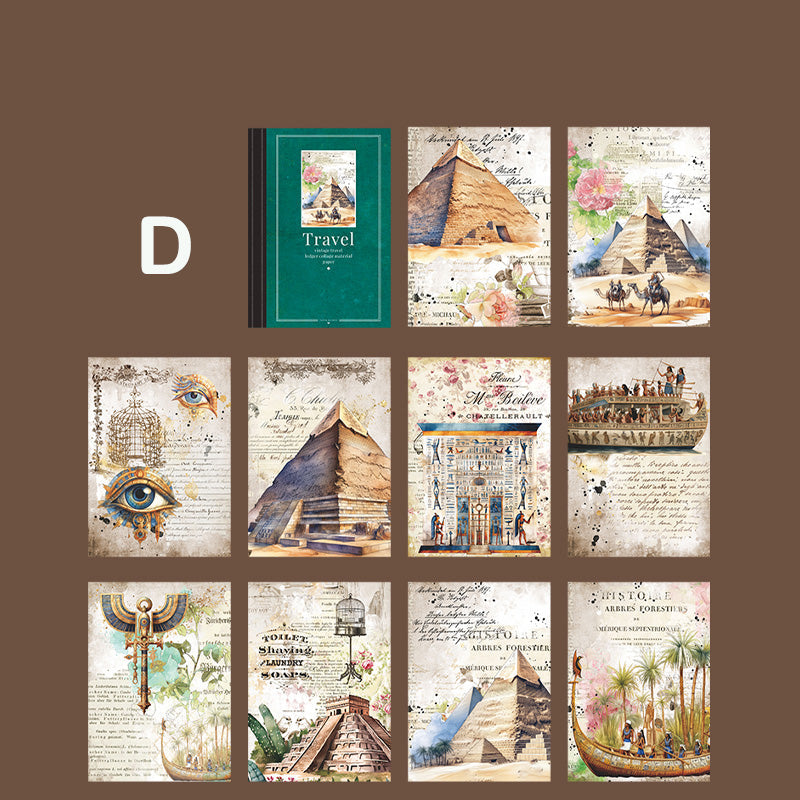 Egypt-theme-scrapbook-paper