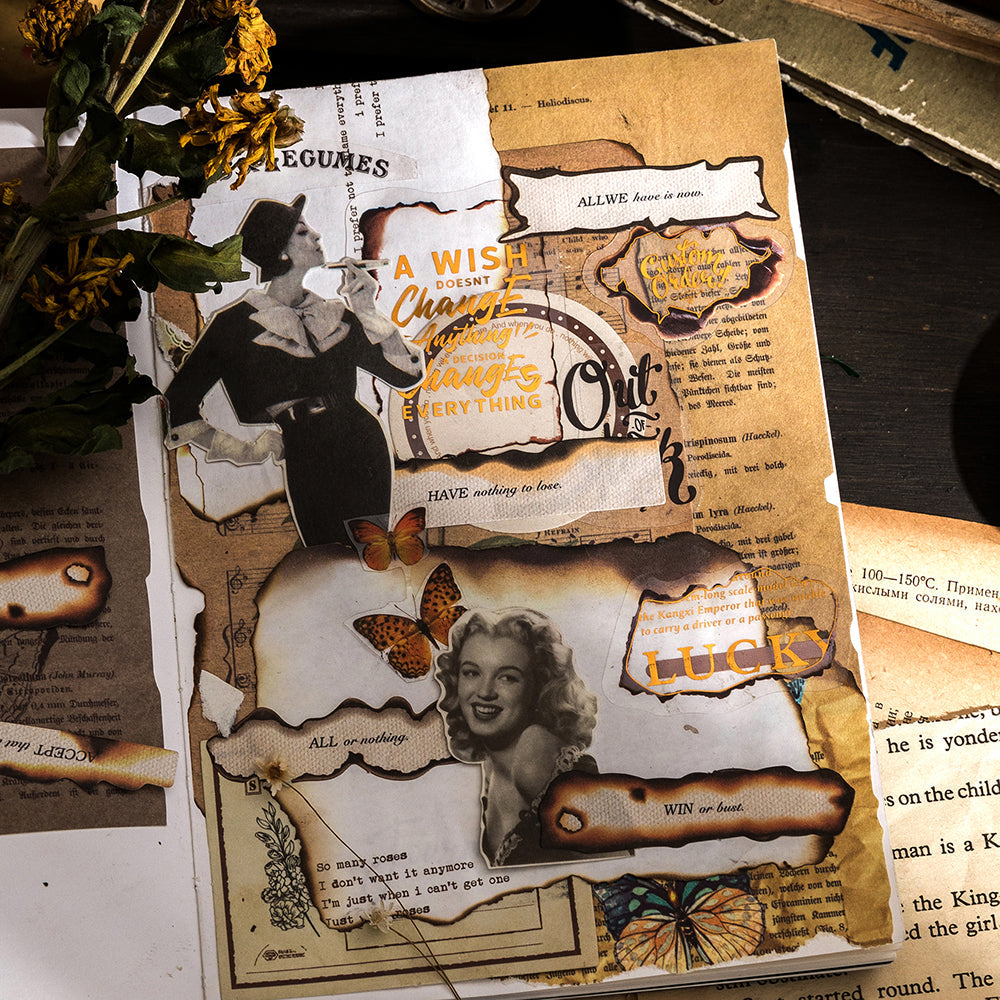 Fragment of note series sticker