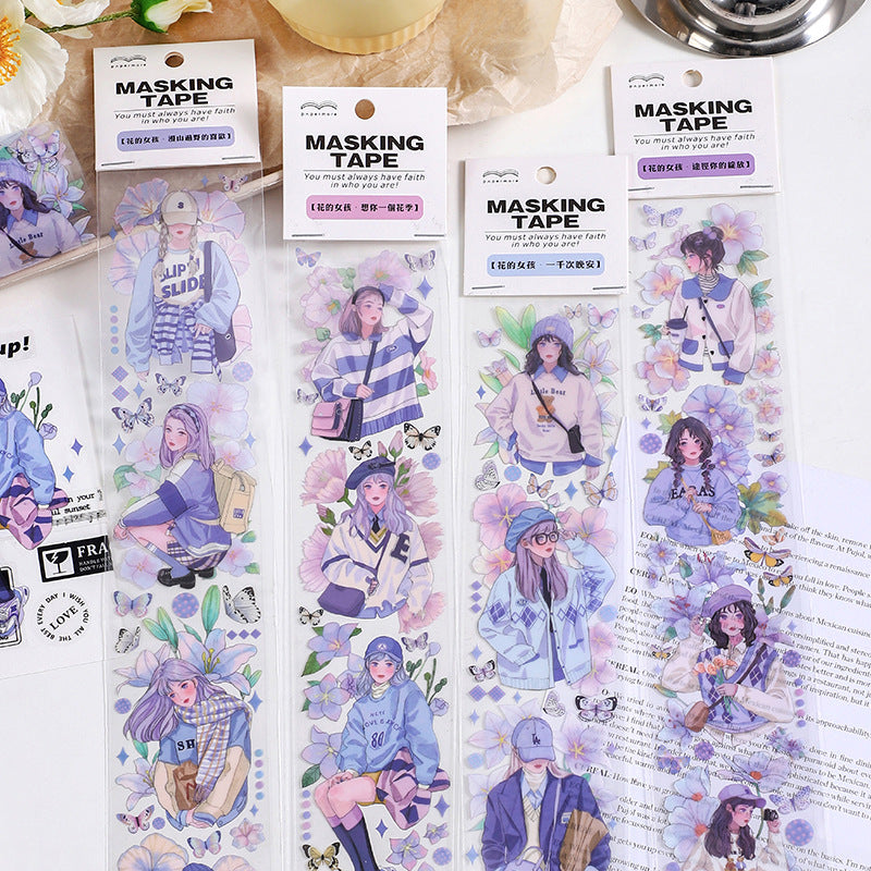 The Flower Girl Series Sticker