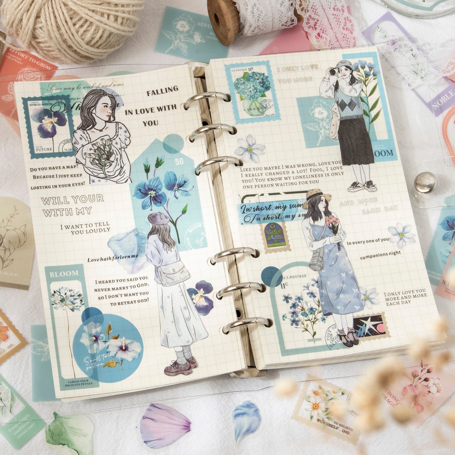 flower-sticker-for-scrapbooking